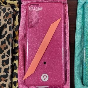 Galaxy S21 Loopy Case Hot Pink Sparkle